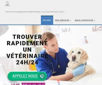 Annuaire-Veterinairedegarde.com(Vétérinaire) Screenshot