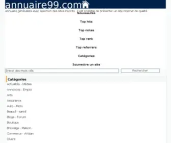 Annuaire99.com(Inversées) Screenshot