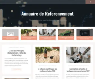 Annuairedereferencement.fr(Référencement gratuit ADRG) Screenshot