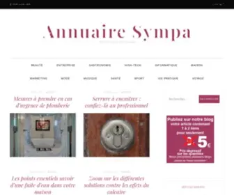 Annuairesympa.com(Annuaire Sympa) Screenshot