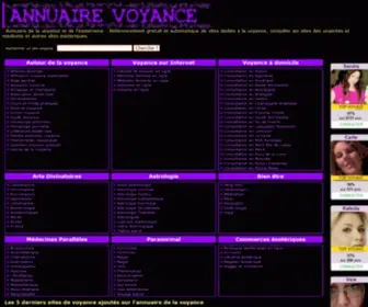 Annuairevoyance.net(Annuaire voyance) Screenshot