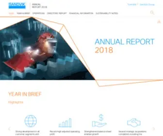 Annualreport.sandvik(Annualreport sandvik) Screenshot