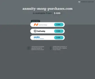 Annuity-Morg-Purchases.com(Annuity Morg Purchases) Screenshot