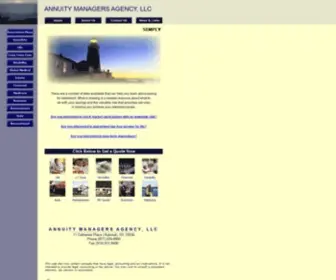 Annuitymanagers.com(ANNUITY MANAGERS AGENCY) Screenshot