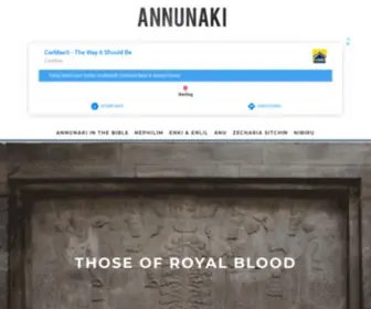 Annunaki.org(The Annunaki) Screenshot