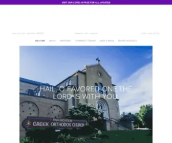 Annunciationakron.org(Annunciation Akron Greek Orthodox Church) Screenshot