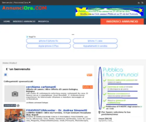 Annunciora.com Screenshot
