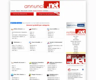 Annuncipuntonet.it(Annunci gratuiti per categoria) Screenshot