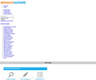 Annuncisulweb.com(Annunci Gratuiti Italia) Screenshot