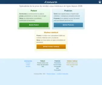 Annura.com(Prise de rendez) Screenshot