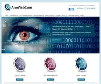 Annwebcom.co.uk(Web site design) Screenshot