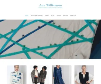 Annwilliamson.com(Handmade Designer Women's Apparel) Screenshot