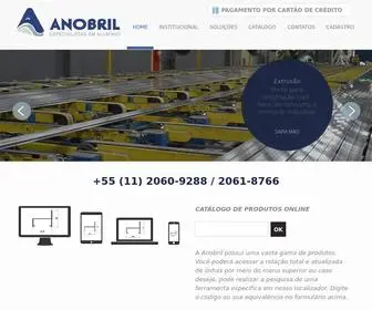 Anobril.com.br(Especialistas em Alumínio) Screenshot