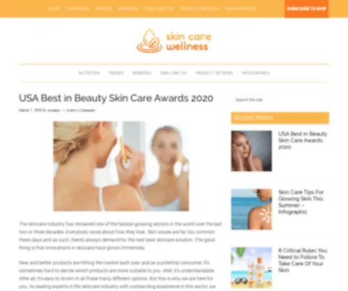 Anobsessionwiththefabulous.com(USA Best in Beauty Skin Care Awards 2020) Screenshot
