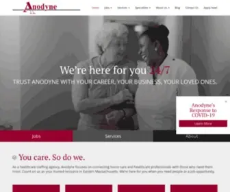 Anodyne-Services.com(Top Staffing Agencies in Eastern Massachusetts) Screenshot