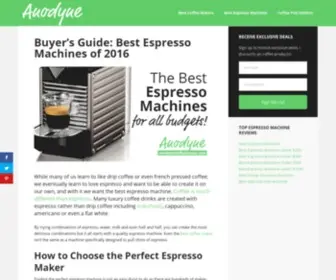 Anodynecoffeehouse.com(Best Espresso Machines of 2016) Screenshot