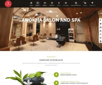 Anokhasalonandspa.com(Anokhasalonandspa) Screenshot