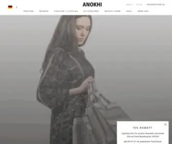 Anokhi-Collection.com(Taschen, Mode & Accessoires, Onlinestore) Screenshot