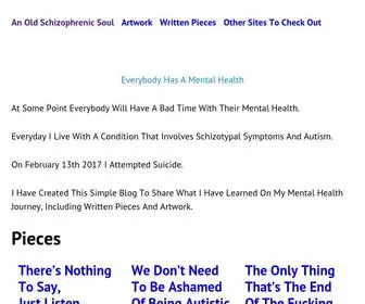 Anoldschizophrenicsoul.com(An Old Schizophrenic Soul) Screenshot