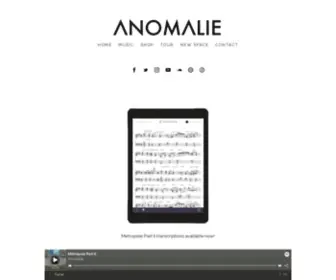 Anomaliebeats.com(Anomalie) Screenshot