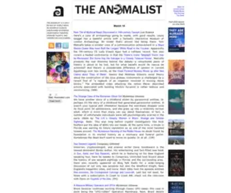 Anomalist.com(The Anomalist) Screenshot