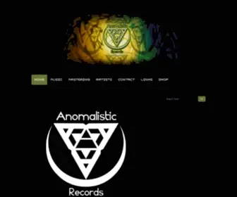 Anomalisticrecords.com(Anomalistic Records) Screenshot