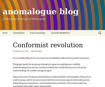 Anomalogue.com(Anomalogue blog) Screenshot