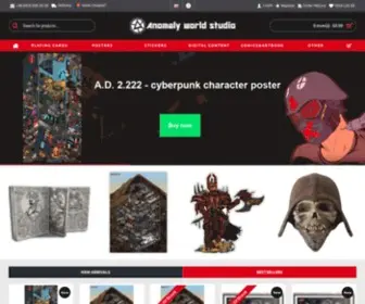 Anomaly-World.com(Hand drawn posters) Screenshot