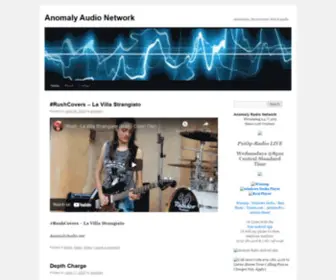 Anomalyaudio.net(Elfis Anomaly Network Member Site) Screenshot