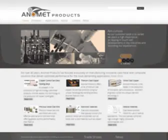 Anometproducts.com(Anomet Products) Screenshot