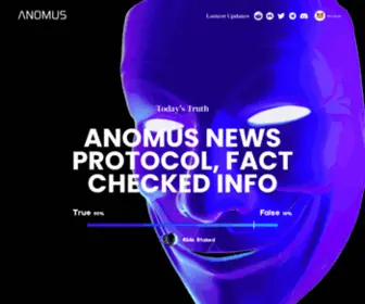 Anomus.io(Decentralized news protocol) Screenshot