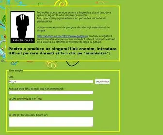 Anonim.co.ro(împiedica site) Screenshot