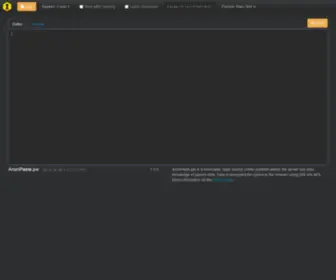 Anonpaste.pw(Secure) Screenshot