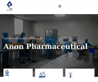 Anonpharmaceutical.com(Anon Pharmaceutical) Screenshot