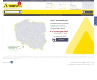 Anonse.pl(Portal bezpĹatnych ogĹoszeĹ) Screenshot