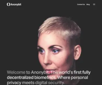 Anonybit.io(A biometric identification platform) Screenshot