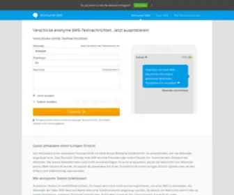 Anonymesms.de(Anonym SMS) Screenshot