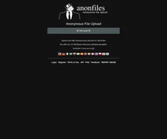 Anonymfiles.com(Anonymfiles) Screenshot