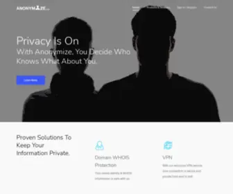 Anonymize.com(Proxy Server) Screenshot