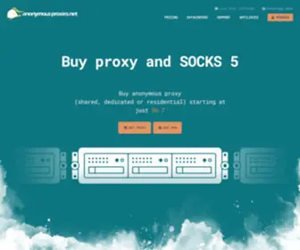 Anonymous-Proxies.net(Buy HTTP proxies and Socks 5) Screenshot