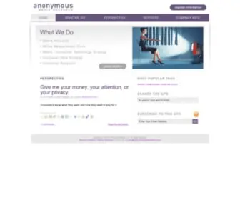 Anonymous.com(Audio Visual Media Research) Screenshot