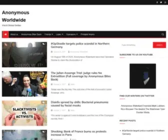 AnonymousWorldwide.com(Vincit Omnia Veritas) Screenshot