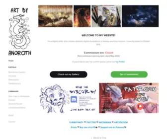 Anoroth.com(Anoroth Art) Screenshot