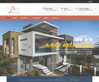 Anotarchitects.com(Freezing into architecture) Screenshot