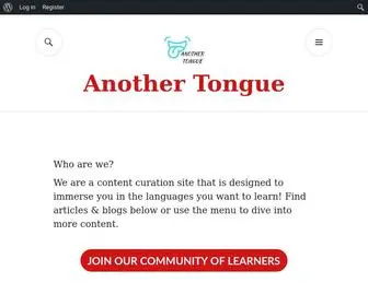 Another-Tongue.com(A content site) Screenshot