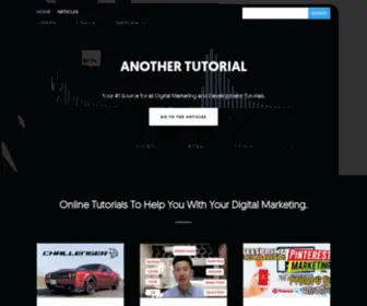 Anothertutorial.com(Another Tutorial) Screenshot