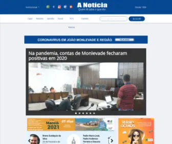 Anoticiaregional.com.br(Jornal A Notícia) Screenshot