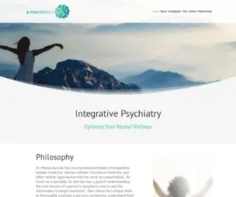 Anourishedmind.com(Integrative Psychiatry) Screenshot