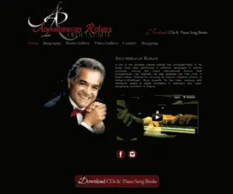 Anoushirvanrohani.com(Anoushirvan Rohani Official Website) Screenshot