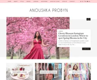 Anoushkaprobyn.com(A London UK Fashion and Travel Blog) Screenshot